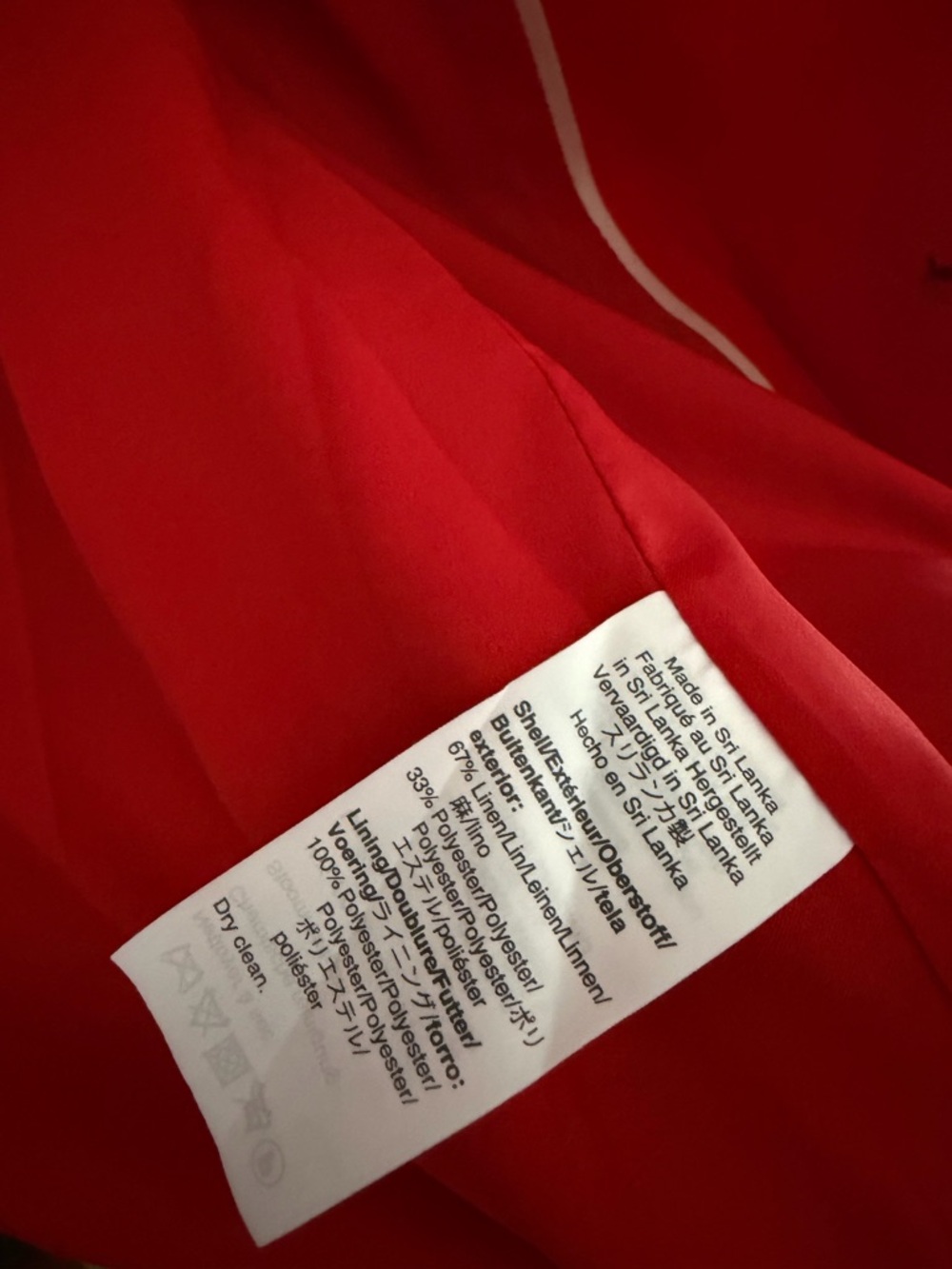 J. Crew parke vivid red-orange blazer size 8 - Picture 6 of 7